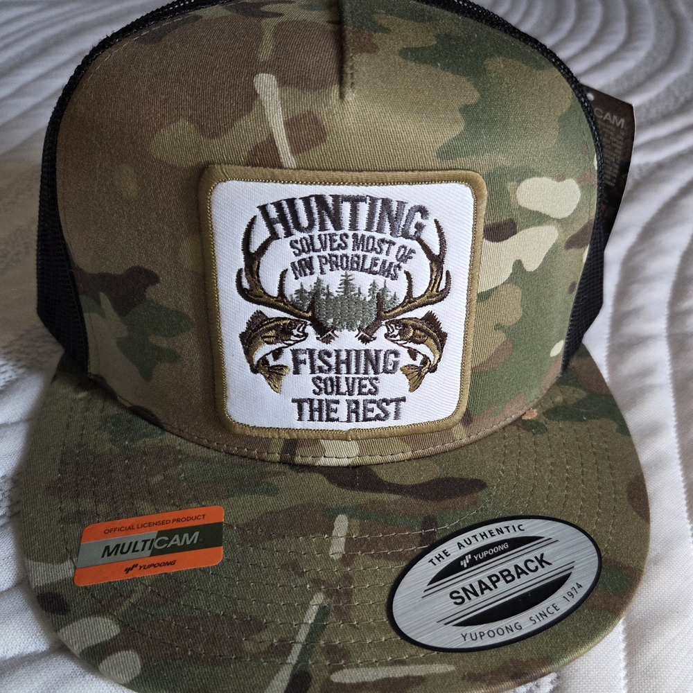 Multicam Camouflage Snapback Hat